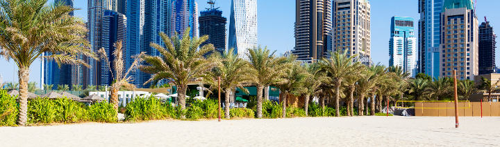 Hotels mit direkter Strandlage in Dubai